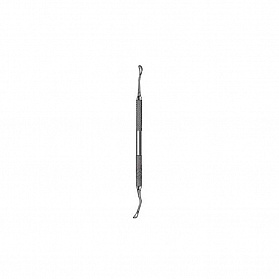 Кюретка двусторонняя, длина 18,5 см