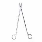 Ножницы сосудистые вертикально-изогнутые под углом, 250 мм (Н-28р), МИЗТ