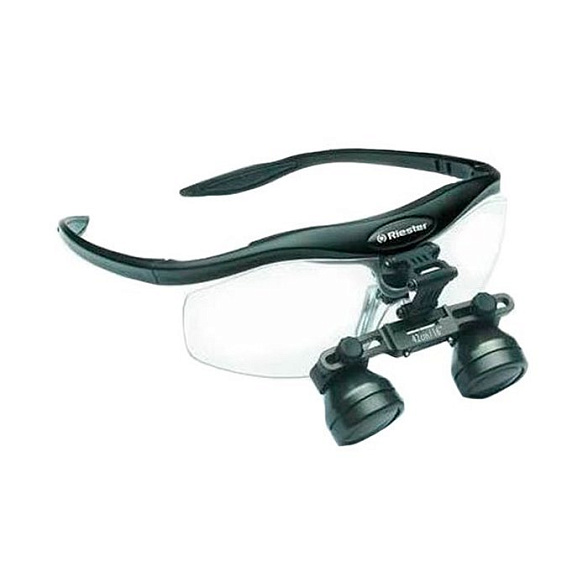 Бинокулярные лупы Hi-Res Galilean Riester, увеличение 3.0x, рабочее расстояние 50 см