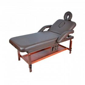 Стационарный массажный стол деревянный FIX-1A (МСТ-7Л)