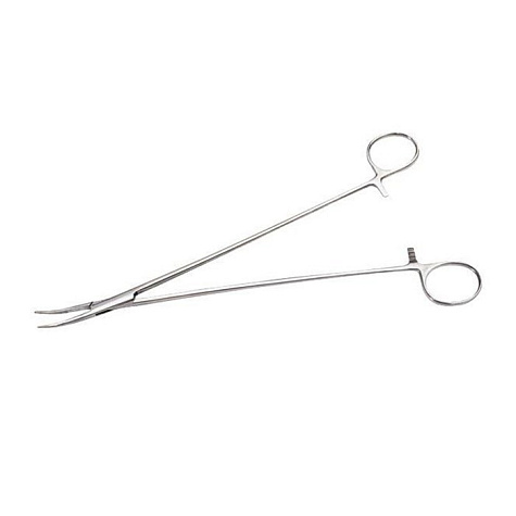 Зажим кровоостанавливающий, зубчатый, вертикально-изогнутый, 240 мм Surgiwell