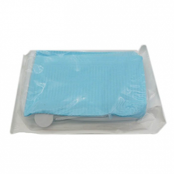 Набор стоматологический одноразовый стерильный "ЕваДент" тип 1  (зеркало стоматологическое, зонд стоматологический, пинцет, салфетка нагрудная, перчатки, лоток), 2 компл