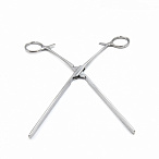 Зажим кишечный эластичный для взрослых, прямой, 240 мм. Surgiwell