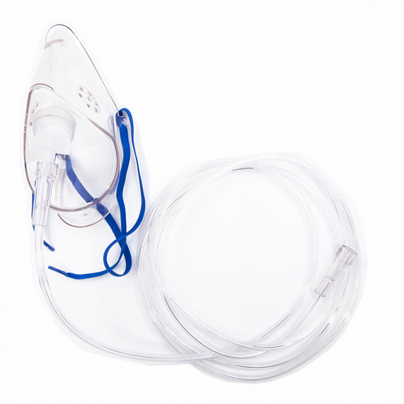 Маска кислородная взрослая + кислородный шланг 2,1 м
