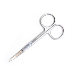 Ножницы глазные, тонкие, изогнутые по плоскости, 9см, Surgicon