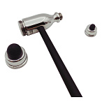 Неврологический молоточек ТРОМНЕР тяжелый 190г, с кисточкой, KaWe