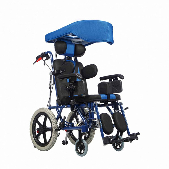 Детская инвалидная кресло-коляска механическая Ortonica Olvia 200 с капюшоном