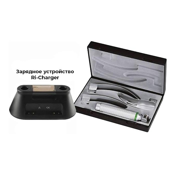 Ri-modul Macintosh набор ларингоскопов (лампа ксенон 2,5В) батареечная рук. С Riester