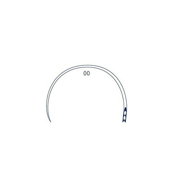 Игла хирургическая 00, серии PD-544 изогнутая 5/8 окружности Medicor