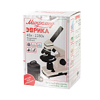 Микроскоп школьный Эврика 40х-1280х в текстильном кейсе, Veber