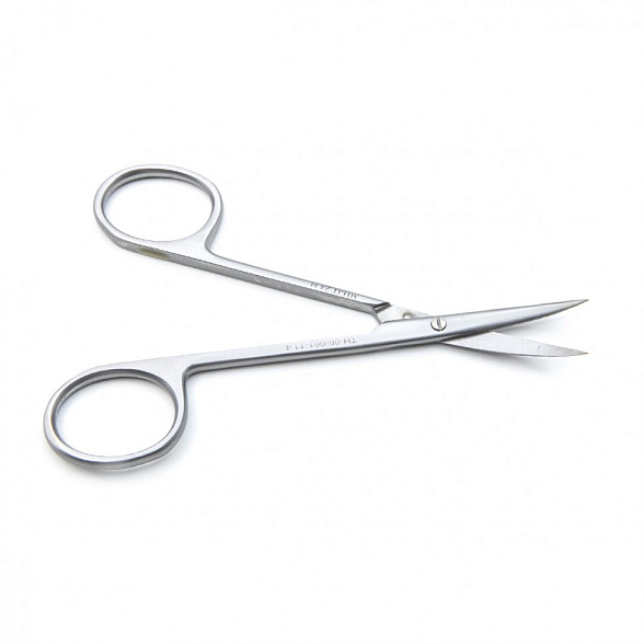 Ножницы глазные д/стекловидного тела вертикально изогнутые 114 мм