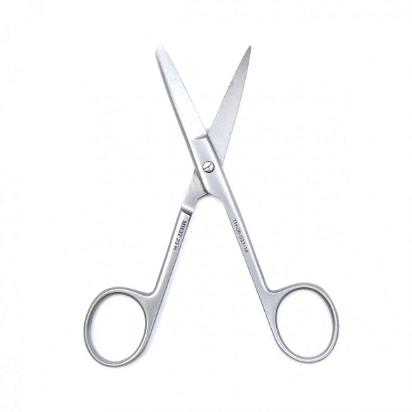 Ножницы STANDARD, с одним острым концом вертикально-изогнутые, 140 мм (Н-3-1р), МИЗТ