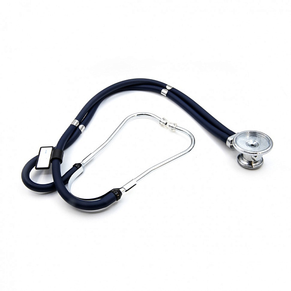 Медицинский стетоскоп Раппопорта 04-АМ602 ВU, синий, AMRUS