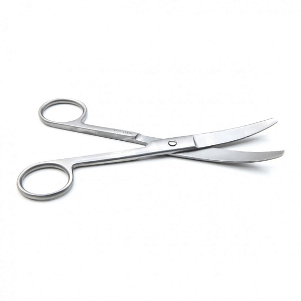 Ножницы STANDARD, тупоконечные вертикально-изогнутые, 160 мм (Н-166р), МИЗТ