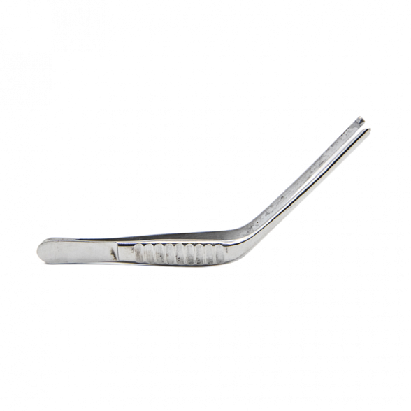 Пинцет ушной горизонтально-изогнутый, хирургический, 100 мм. Surgiwell