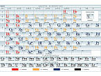 OLD Таблица Менделеева (вариант 2), плакат глянцевый А1/А2 (глянцевый A2)