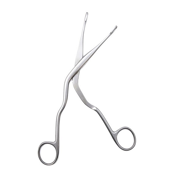 Щипцы медицинские BRÜNNINGS, окончатые для операций в полости носа, изогнутые, 206 мм (Щ-50р), МИЗТ