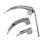 Металлический клинок Macintosh №2 c фиброоптическим источником освещения для ларингоскопа Volkmann