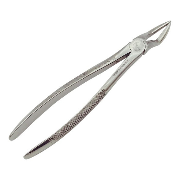 Щипцы с широкими губками для удаления корней зубов верхней челюсти Ж 52