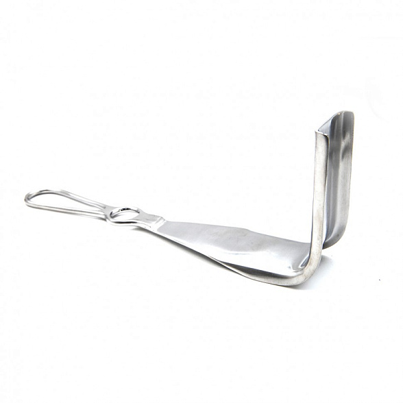 Зеркало медицинское по Дуайену №2.(88х45) длина 225 мм. Surgiwell