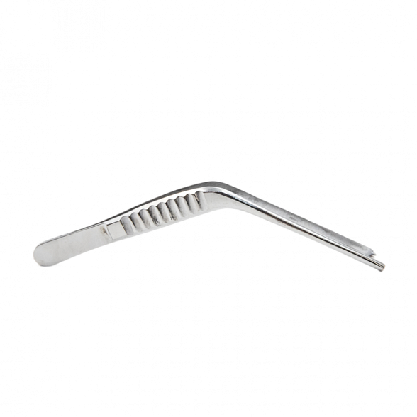 Пинцет ушной горизонтально-изогнутый, хирургический, 100 мм. Surgiwell