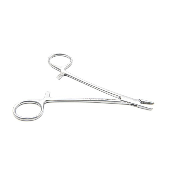 Иглодержатель прямой 12 см Derf