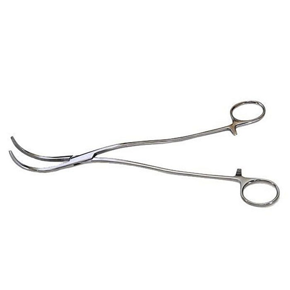 Диссектор с изогнутыми ручками, с кремальерой №4, 220 мм Surgiwell