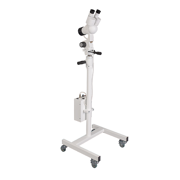 Кольпоскоп КС-02 «Эконом» вариант 200, прямой штатив, Н-образное основание