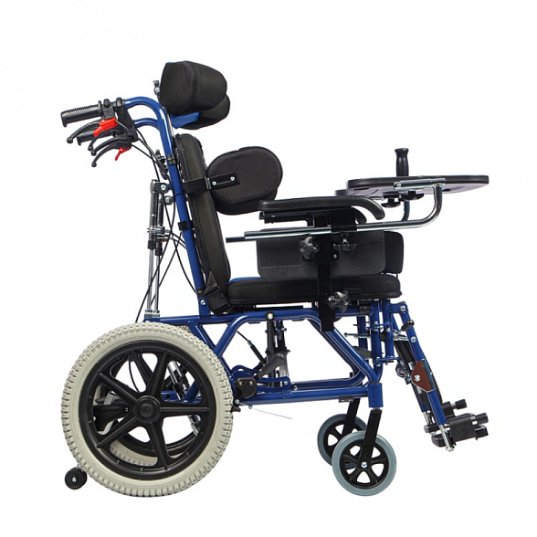 Детская инвалидная кресло-коляска механическая Ortonica Olvia 300 со столиком без капюшона