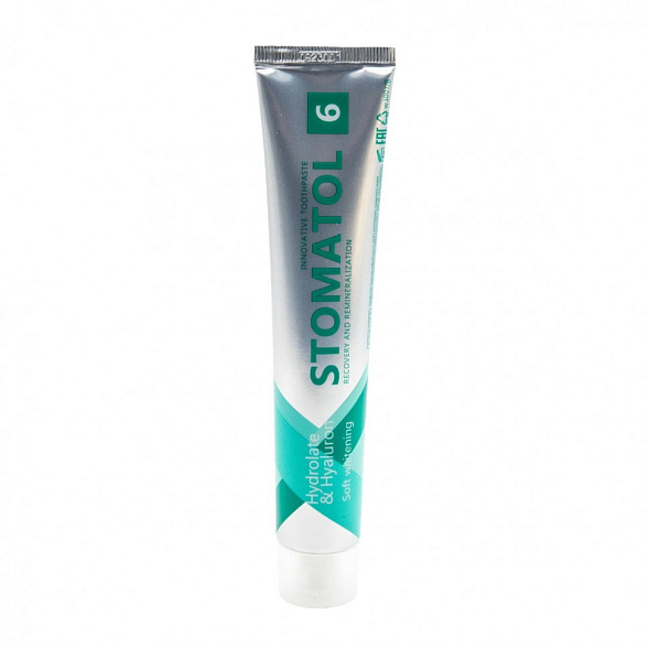 STOMATOL Зубная паста 6 Soft Whitening 100гр