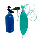 Кислородный редуктор с дыхательным контуром