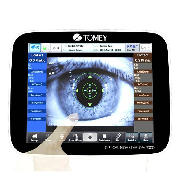Оптический биометр и кератотопограф OA-2000