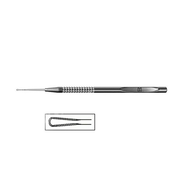 Скребок для удаления инородных тел из роговицы по Дэвису-Шоттеру, длина 123 мм ПТО Медтехника