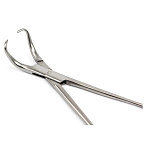 Зажим с кремальерой для операционного белья, 146 мм