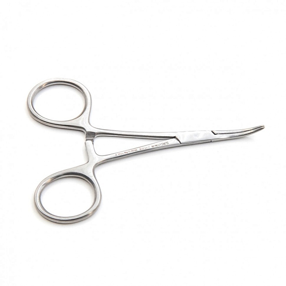 Зажим артериальный Halsted-Mosquito изогнутый, 100мм