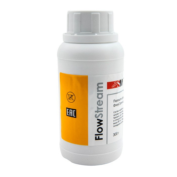 Порошок для чистки зубов «ФлоуСтрим» по ТУ 20.42.18-002-46007547-2024 (300 г) REF FS.300.5