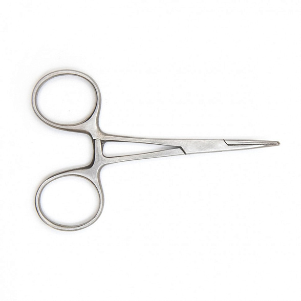 Зажим сосудистый изогнутый, 100 мм. Surgiwell