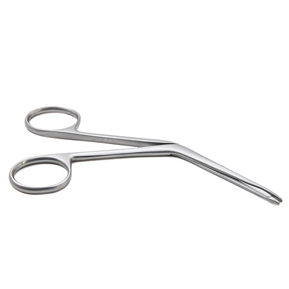 Щипцы медицинские HARTMANN,тампонные ушные №1, изогнутые по ребру, 125 мм (Щ-44р), МИЗТ