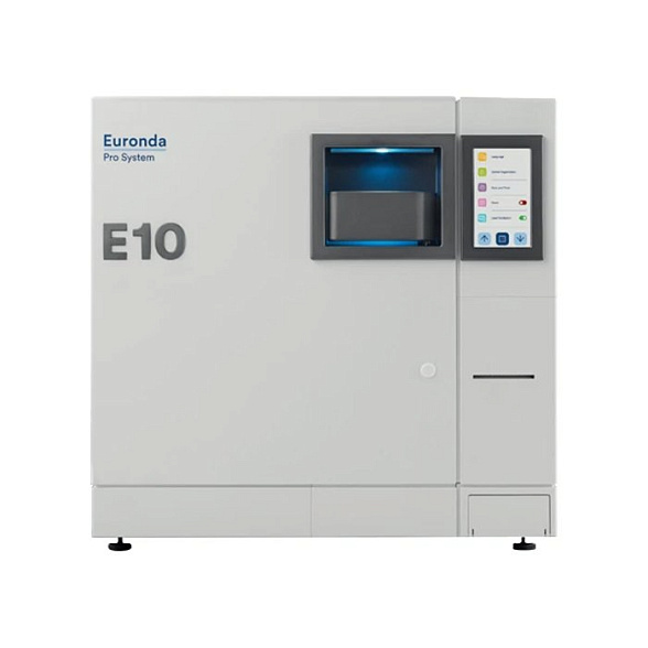 Автоматический автоклав Euronda E10 класса B с вакуумной помпой и принтером, 24 л., Euronda