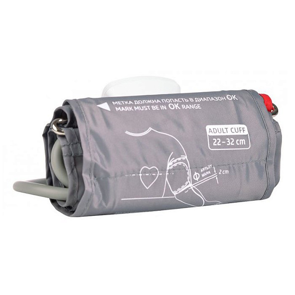 Тонометр полуавтомат. PRO-30, конусная манжета M (22-32см), (индикатор аритмии, шкала давления, большой экран)