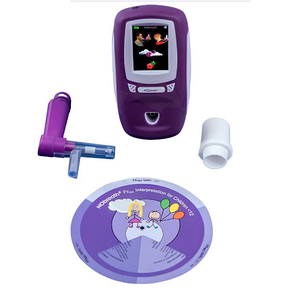 Портативный ручной монитор окиси азота NOBreath V2 в комплекте с 100 мундштуками