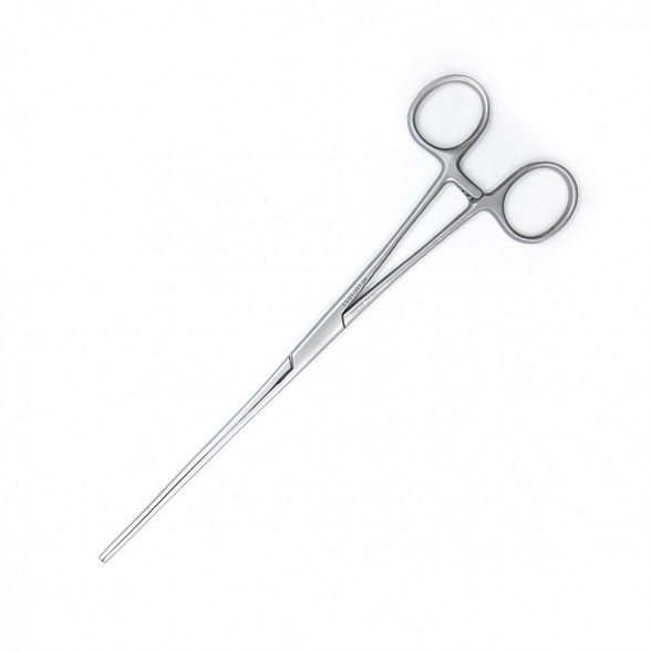 Зажим медицинский DOYEN, кишечный эластичный, для взрослых, прямой, 235 мм (З-40-1р), МИЗТ