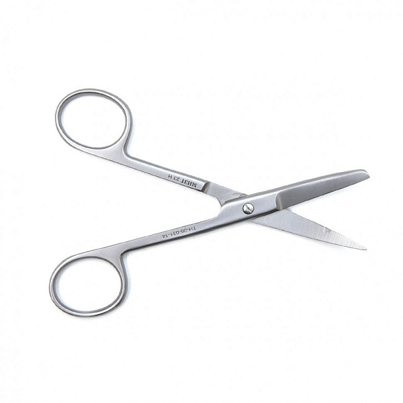 Ножницы STANDARD, с одним острым концом вертикально-изогнутые, 140 мм (Н-3-1р), МИЗТ