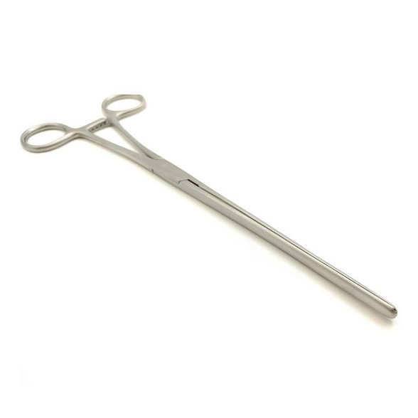 Зажим кишечный эластичный для взрослых прямой 240мм