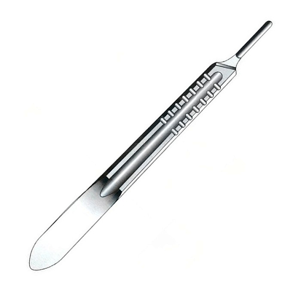 Рукоятка скальпеля №3 твердая специальная, Surgicon