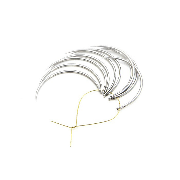 Игла хирургическая атравматическая INTRARICH для наложения швов (N(II) H/29/0.75-S), многоразовая, 100шт/уп (10 блистеров по 10шт)