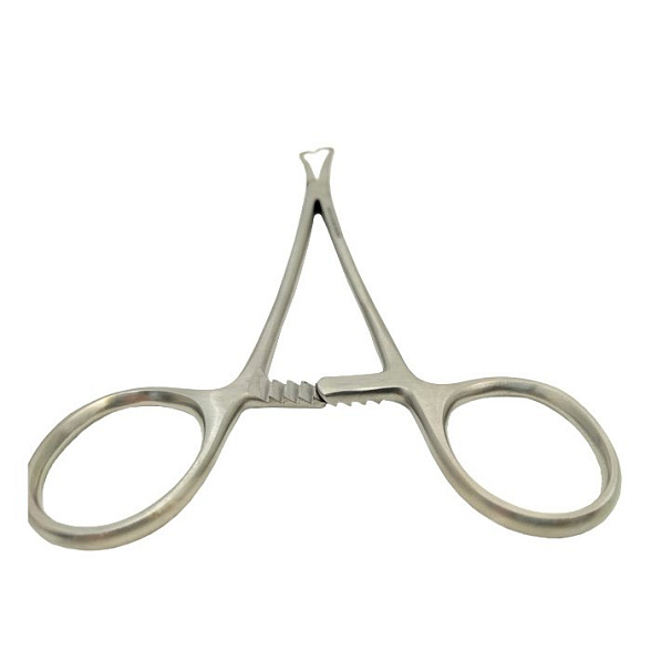 Щипцы однозубые для оттягивания шейки матки (пулевые) 250мм