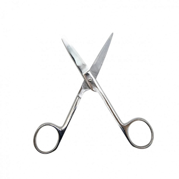 Ножницы медицинские твердосплавные с одним острым концом, прямые 140 мм, Surgiwell