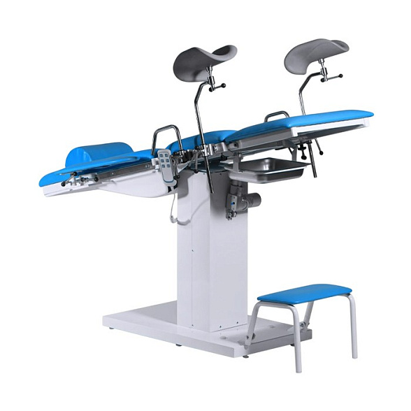 Кресло гинекологическое КГ-01 (изменение углов наклона спинки и сиденья, при помощи двух электроприводов)