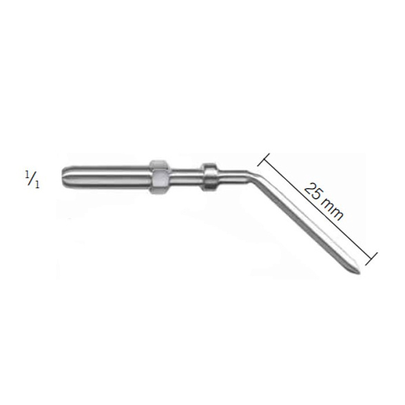 Электрод-ланцет, изогнутый , длина 25мм KLS Martin
